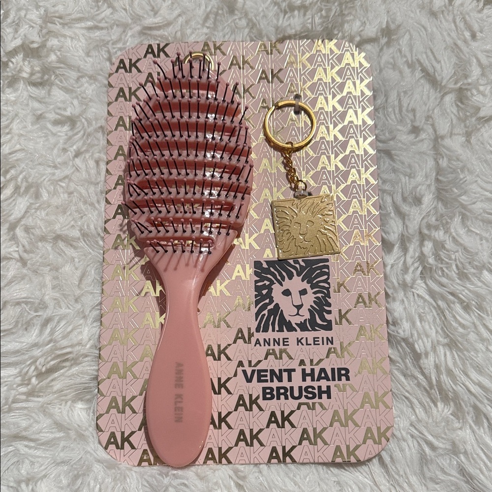 Anne Klein Blush Pink Vent Hair Brush